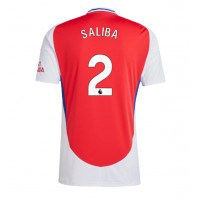 Maglie da calcio Arsenal William Saliba #2 Prima Maglia 2024-25 Manica Corta